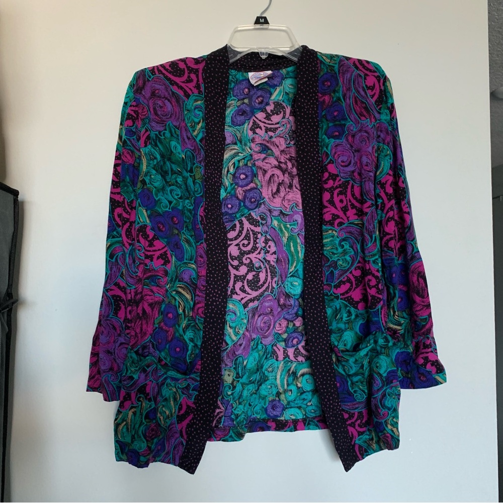 Vintage blazer jacket with shoulder pads